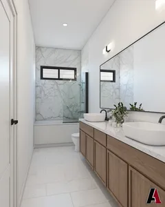 Interiors: Secondary bath
